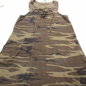 Z Supply Camo Swing Dress